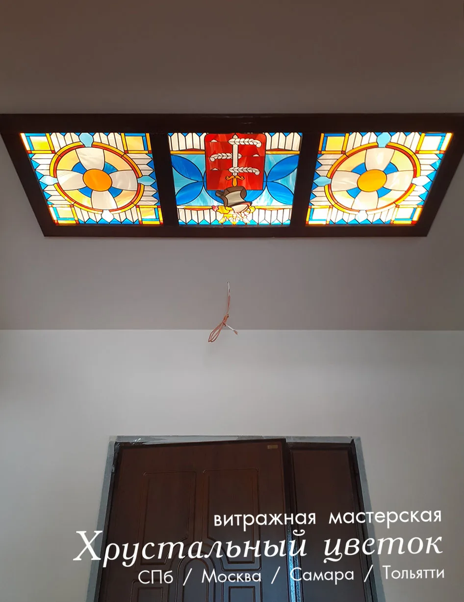 Витражный потолок 7