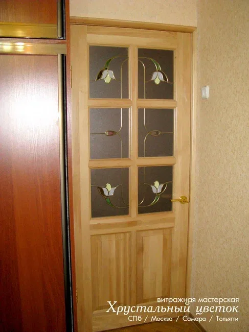 Витражные двери 13