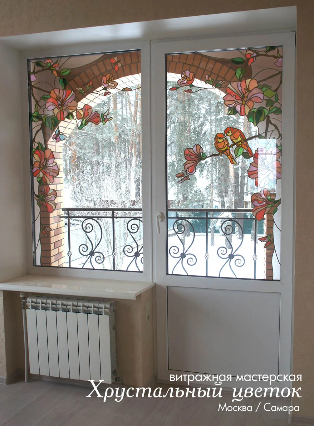 Витраж окно купить 35