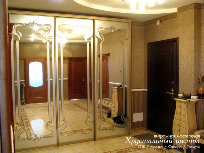 Витраж для шкафафа купе 6