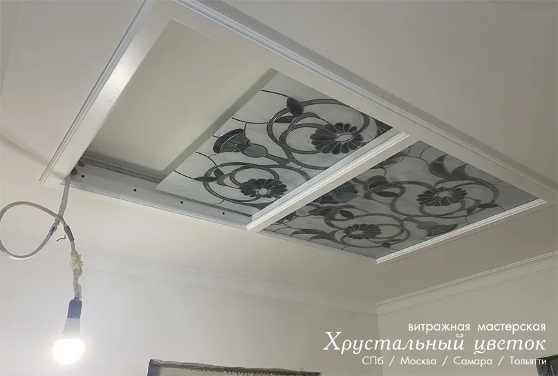 Потолок освещение1