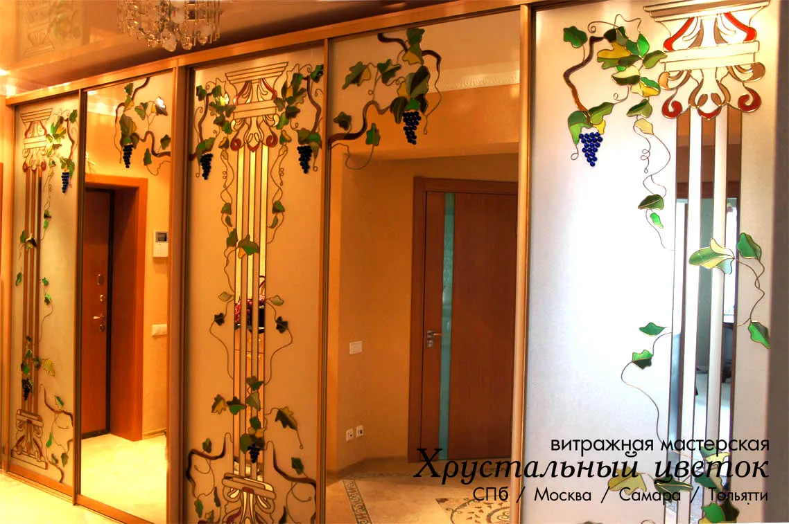 Витраж для шкафафа купе 27